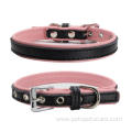 Double Layer Padded Innovative Soft Leather Dog Collar